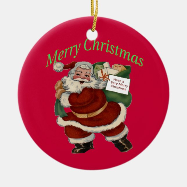 Military Ceramic Tree Decoration (Front)