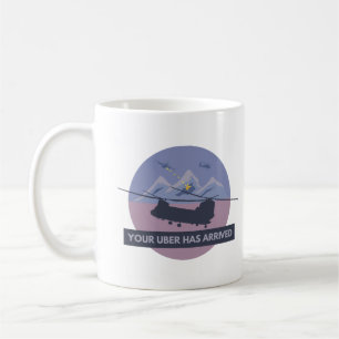 Military CH-47 Chinook Helicopter Evac Coffee Mug
