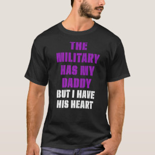 Military Child Month Purple Up Heart T-Shirt