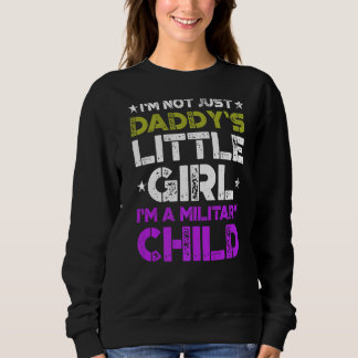 Military Child Month Purple Up Little  3 Sweatshirt
