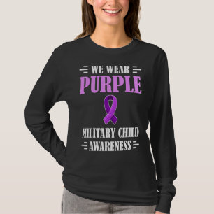 Military Child Month Purple Up We 1 T-Shirt