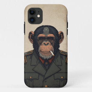 Military Chimp Commander Mobile Case