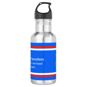 Military Coast Guard Defence emblem personalise 532 Ml Water Bottle
