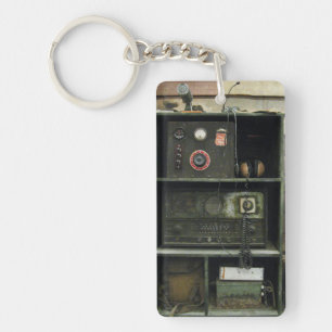 Military Comms Vintage Radio Equipment Key Ring