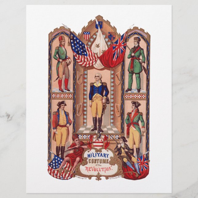 Military Costume of the Revolutionary War 1855 (Front)