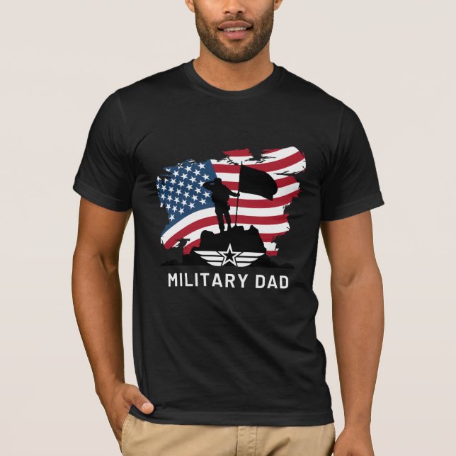 Military dad T-Shirt (Front)