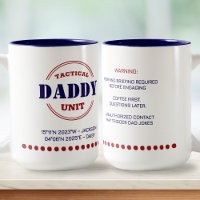 Military Dad Veterans Personalised Father's