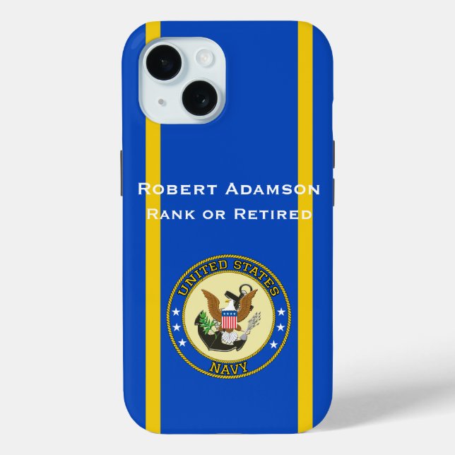 Military Defence emblem personalise Case-Mate iPhone Case (Back)