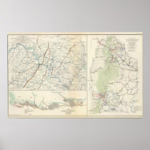 Military depts of Wash, Penn, Annapolis, NE Va Poster