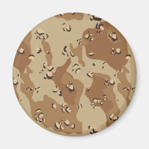 Military Desert Camouflage Background Magnet