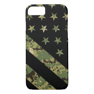 Military Digital Camouflage US Flag iPhone 8/7 Case