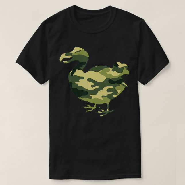 Military Dodo Camo Men Print US Flightless Bird Ve T-Shirt (Design Front)
