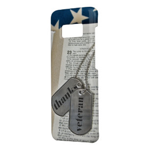 military dog tags on Bible Case-Mate Samsung Galaxy S8 Case