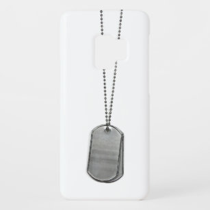 MIlitary Dog Tags on white Case-Mate Samsung Galaxy S9 Case