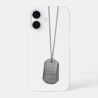 Military Dog Tags On White