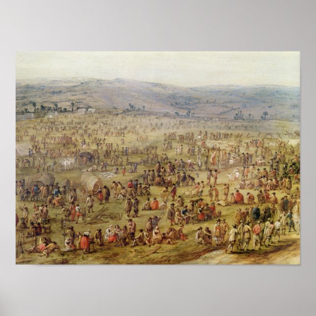 Military Encampment Poster (Front)