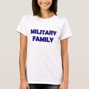 Military Family,blue- Ladies Tshirt
