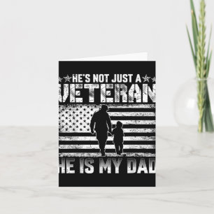 Military Family Veteran Support My Dad Us Veteran  Card