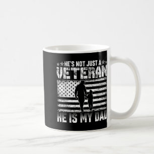 Military Family Veteran Support My Dad Us Veteran Coffee Mug