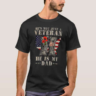 Military Family Veteran Support My Dad Veteran Com T-Shirt