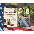 Military Farewell Going Away Boot Camp Invitation