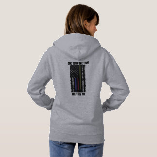 Military Fit HOODIE flag