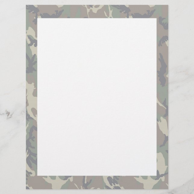 Military Forest Camouflage Background Lightened (Front)