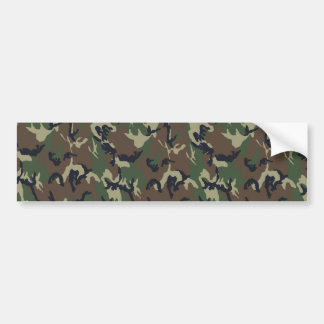 Military Forest Camouflage   Bumper Sticker