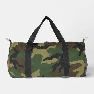 Military Forest Camouflage Pattern Duffle Bag