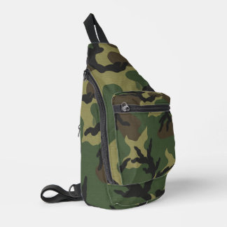 Military Forest Camouflage Pattern Sling Bag