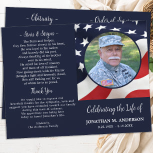 Military Funeral - American Flag - Veteran Program
