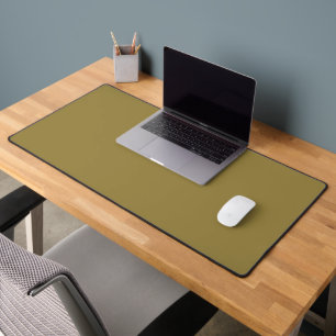 Military gold Desk Mat