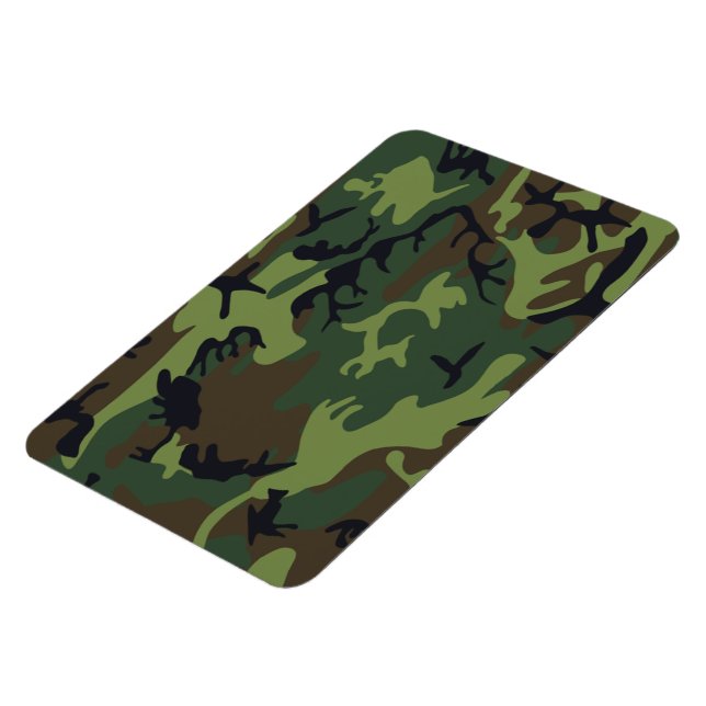Military Green Camouflage Magnet (Left Side)