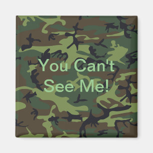 Military Green Camouflage Magnet