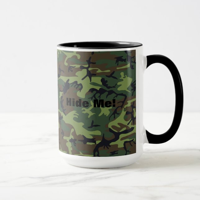 Military Green Camouflage Mug (Right)