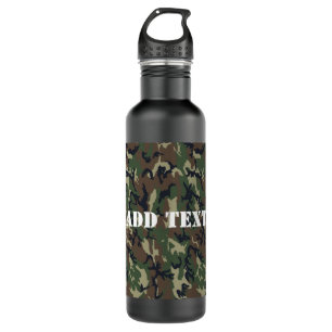 Military Green Camouflage Pattern 710 Ml Water Bottle