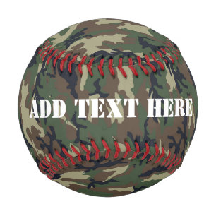 Military Green Camouflage Pattern Baseball