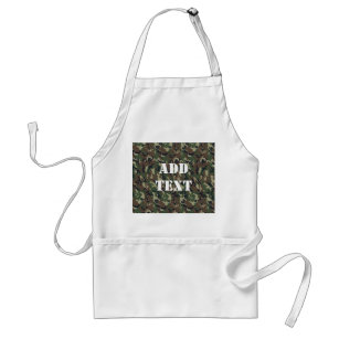 Military Green Camouflage Pattern Standard Apron
