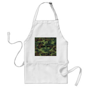 Military Green Camouflage Standard Apron