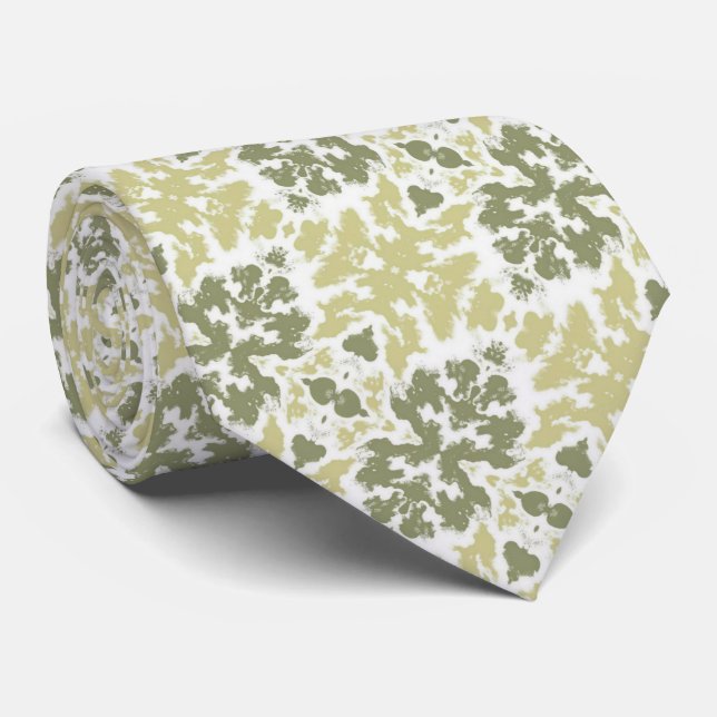 Military Green Task Tie (Rolled)