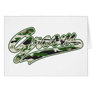 Military Groom Camouflage