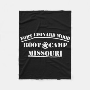Military Grunt Combat Veteran Active Duty Enlisted Fleece Blanket