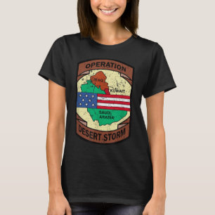 Military Gulf War Operation Desert Storm Usa Insig T-Shirt