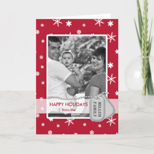 Military Happy Holidays Photo Card