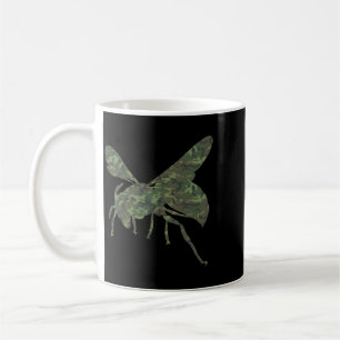 Military Hornet Camo Print Insect Wasp Veteran Men Coffee Mug