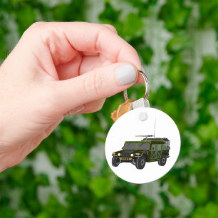 Military Hummer Keychain