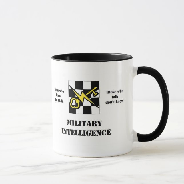 Military Intelligence I Mug (Right)