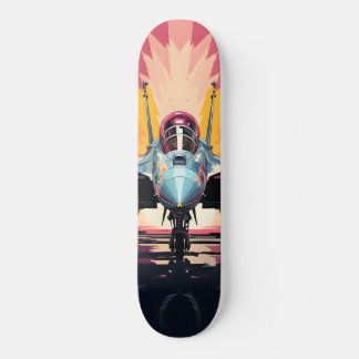 Military Interceptor Aircraft Skateboard