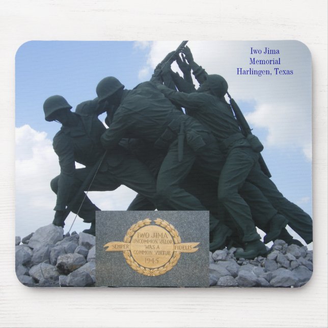 Military - Iwo Jima Memorial Mouse Pad (Front)