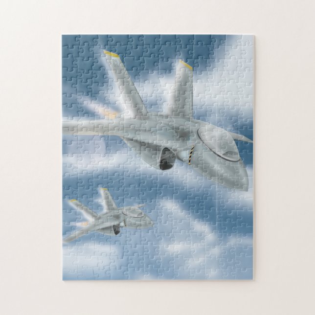 Military Jet Aircraft Jigsaw Puzzle (Vertical)